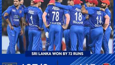 رقابت کرکت 20 آوره، سریلانکا در دومین بازی خود نیز بر افغانستان پیروز شد