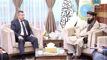سرپرست وزارت صحت عامه گروه طالبان با سفیر ترکمنستان دیدار کرد