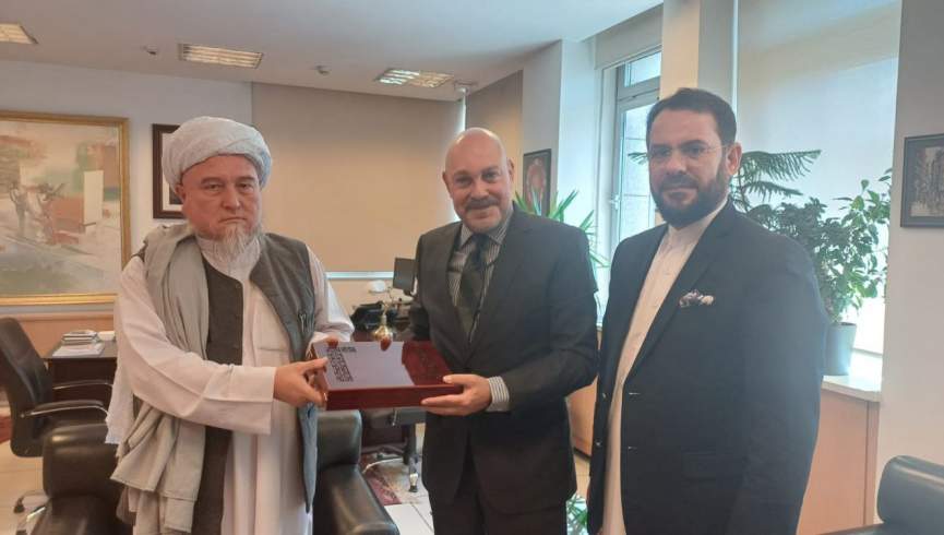 سفیر گروه طالبان در انقره کاپی اعتبارنامه خود را به وزارت خارجه ترکیه تسلیم کرد