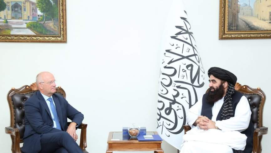 دیدار وزیر خارجه طالبان با مقام سازمان ملل؛ تأکید بر محو مواد مخدر و درخواست همکاری جهانی