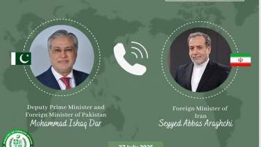 گفت‌وگوی تلفنی وزرای خارجه ایران و پاکستان درباره بحران غزه و گسترش روابط دوجانبه