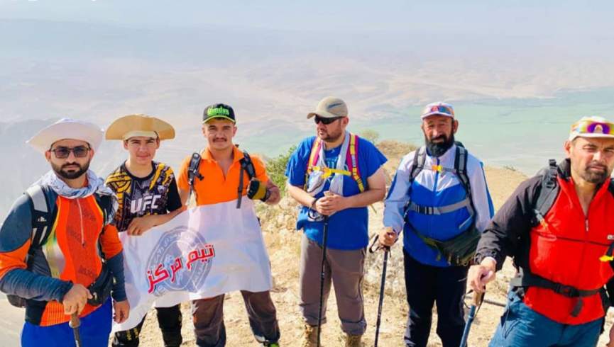 صعود کوهنوردان بلخ به قله 1600کیلومتری نهرشاهی