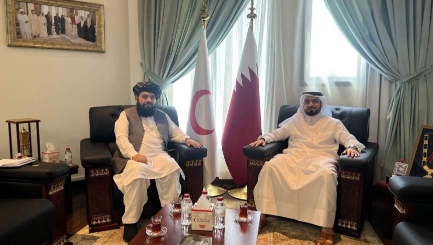 سفیر طالبان و رئیس جمعیت هلال احمر قطر درباره اعزام داکتران مجرب قطری به افغانستان گفتگو کردند